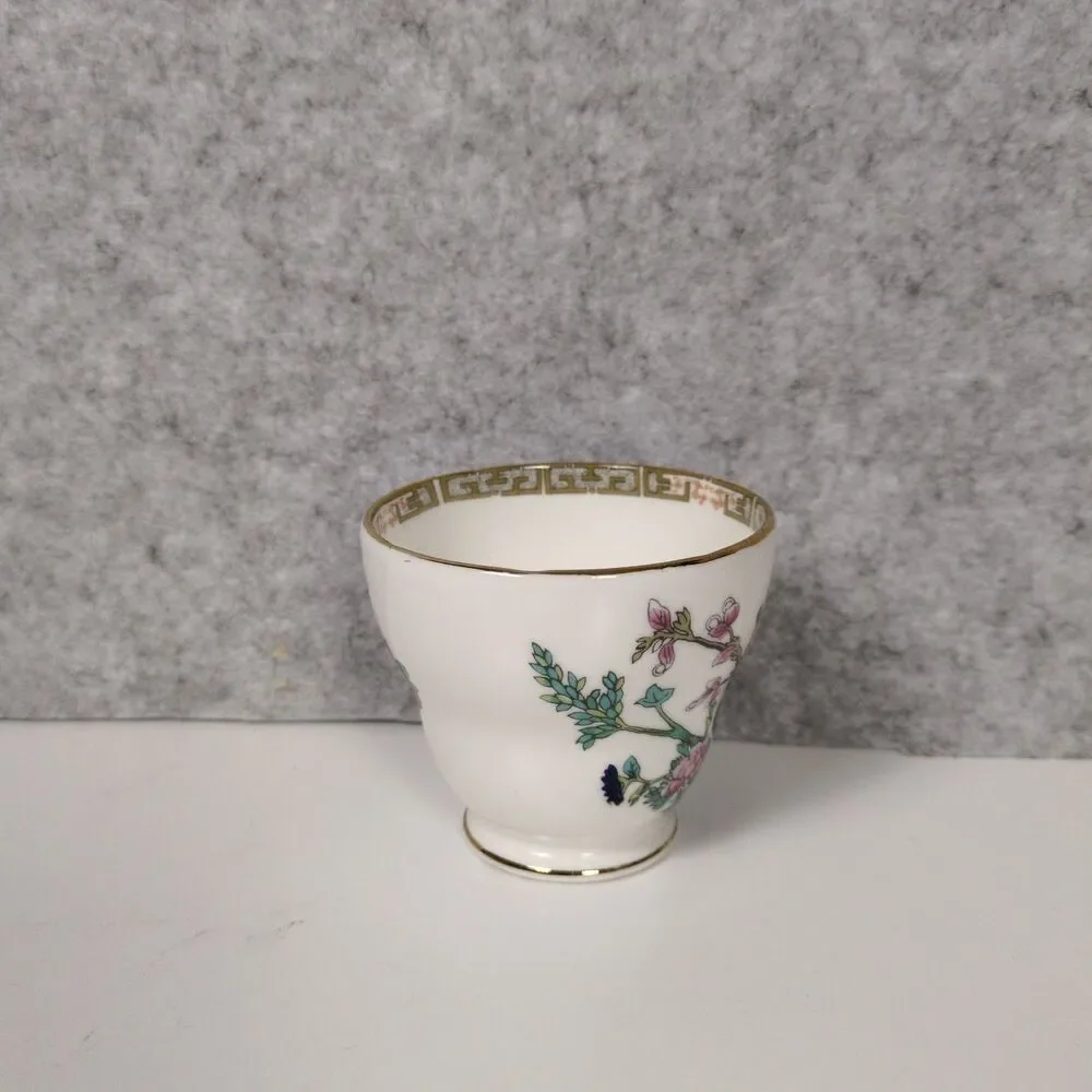 Vintage Duchess England Bone China Floral Tea Cups & Saucers Set of 5 Gold Trim